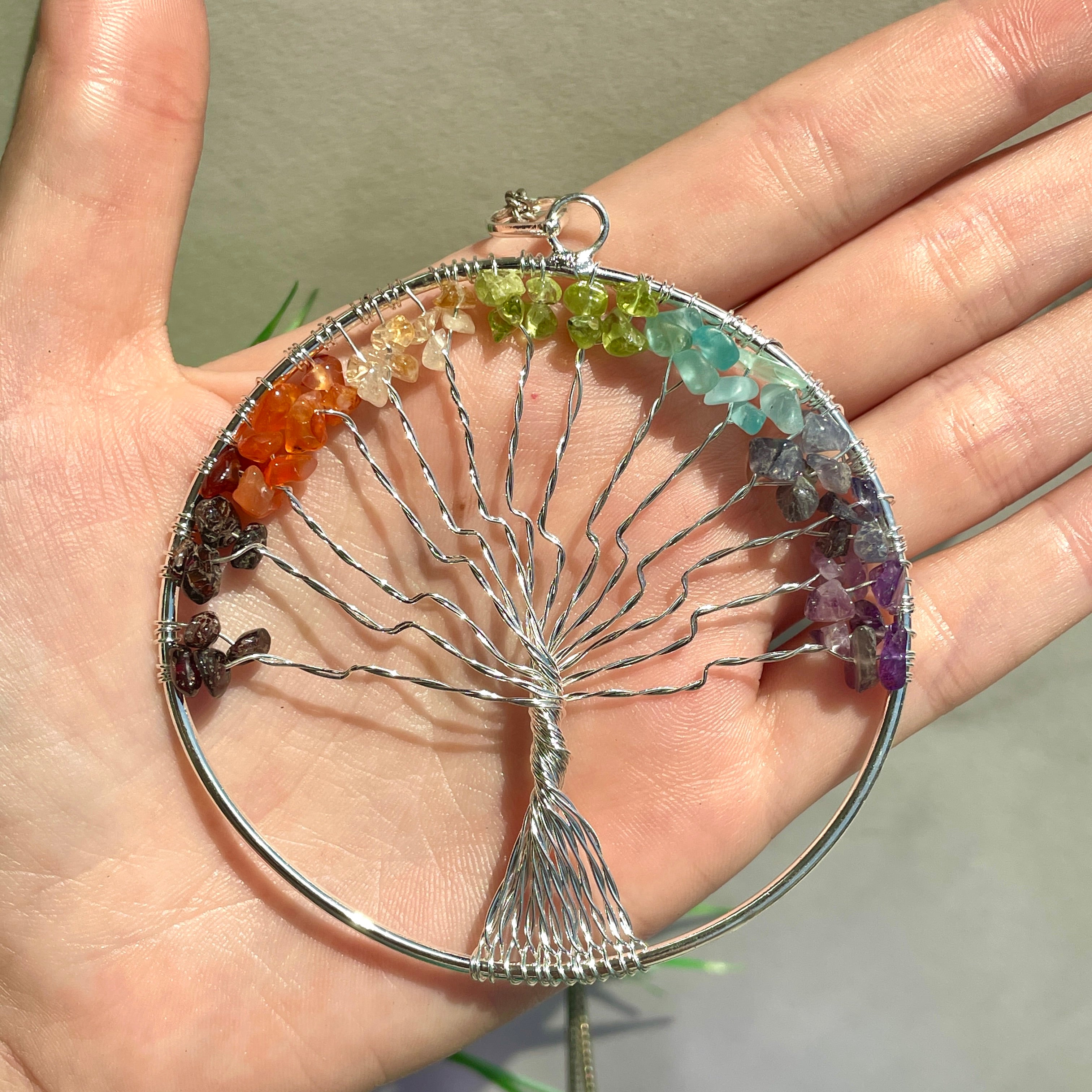 Pendant - Tree of Life - Chakra XLarge Pendant - Tree of Life - Chakra XLarge